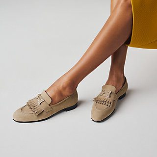 モカシン 《ロワイヤル》 - ベージュ | Hermès - エルメス-公式サイト